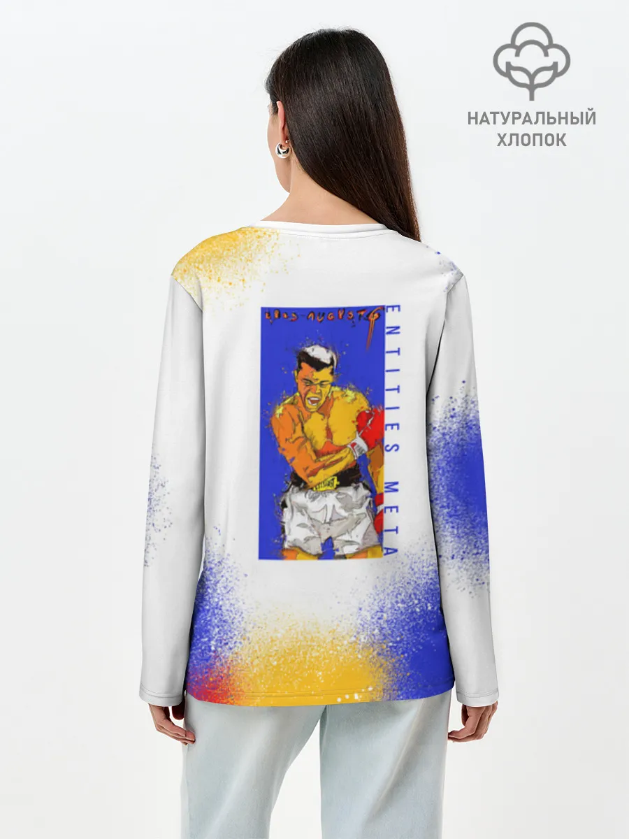 Лонгслив женский. Хлопок / BoxingSpray