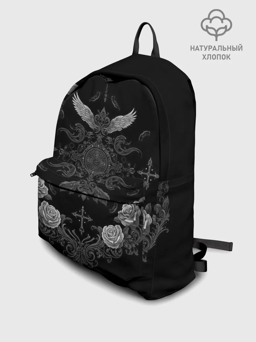 Рюкзак взрослый джинсовый / GothicBlack