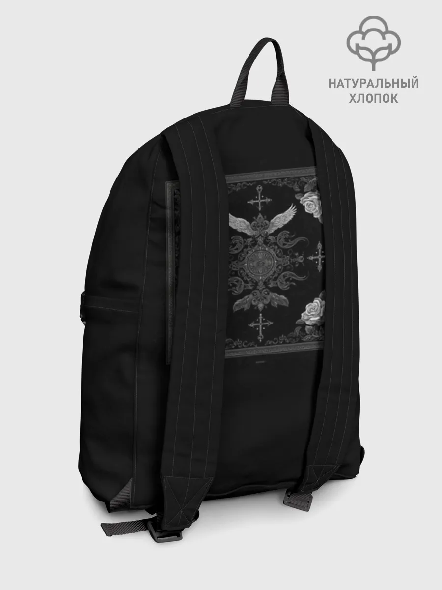 Рюкзак взрослый джинсовый / GothicBlack