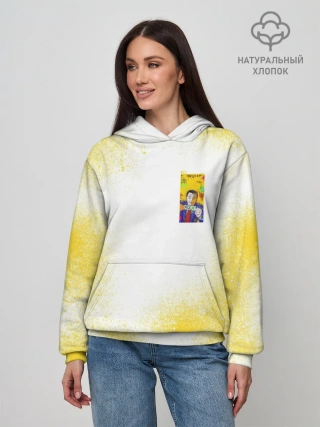 Худи женский база хлопок / Леонардо Ди Каприо