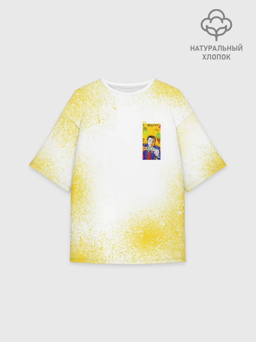 Футболка женская оверсайз премиум / Леонардо Ди Каприо