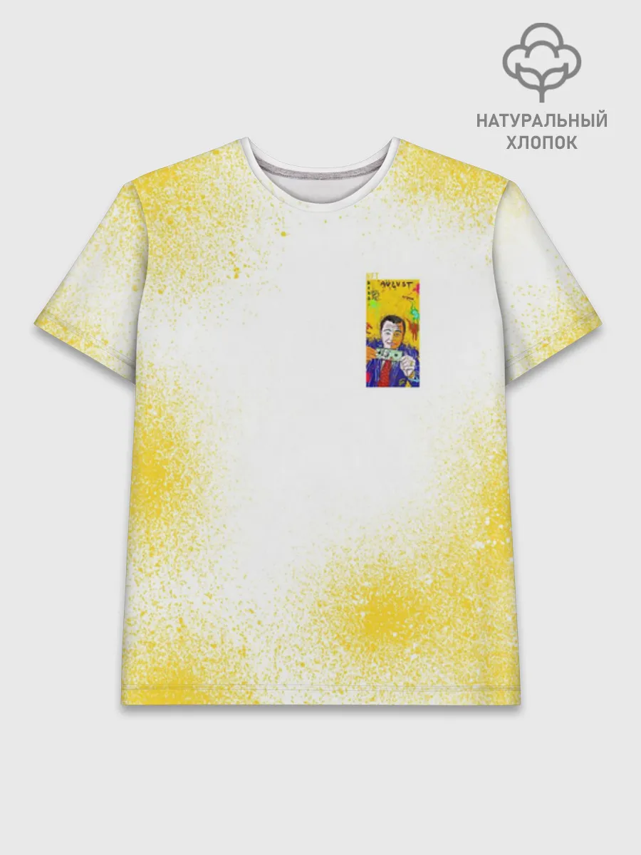 Мужская базовая футболка хлопок / Леонардо Ди Каприо