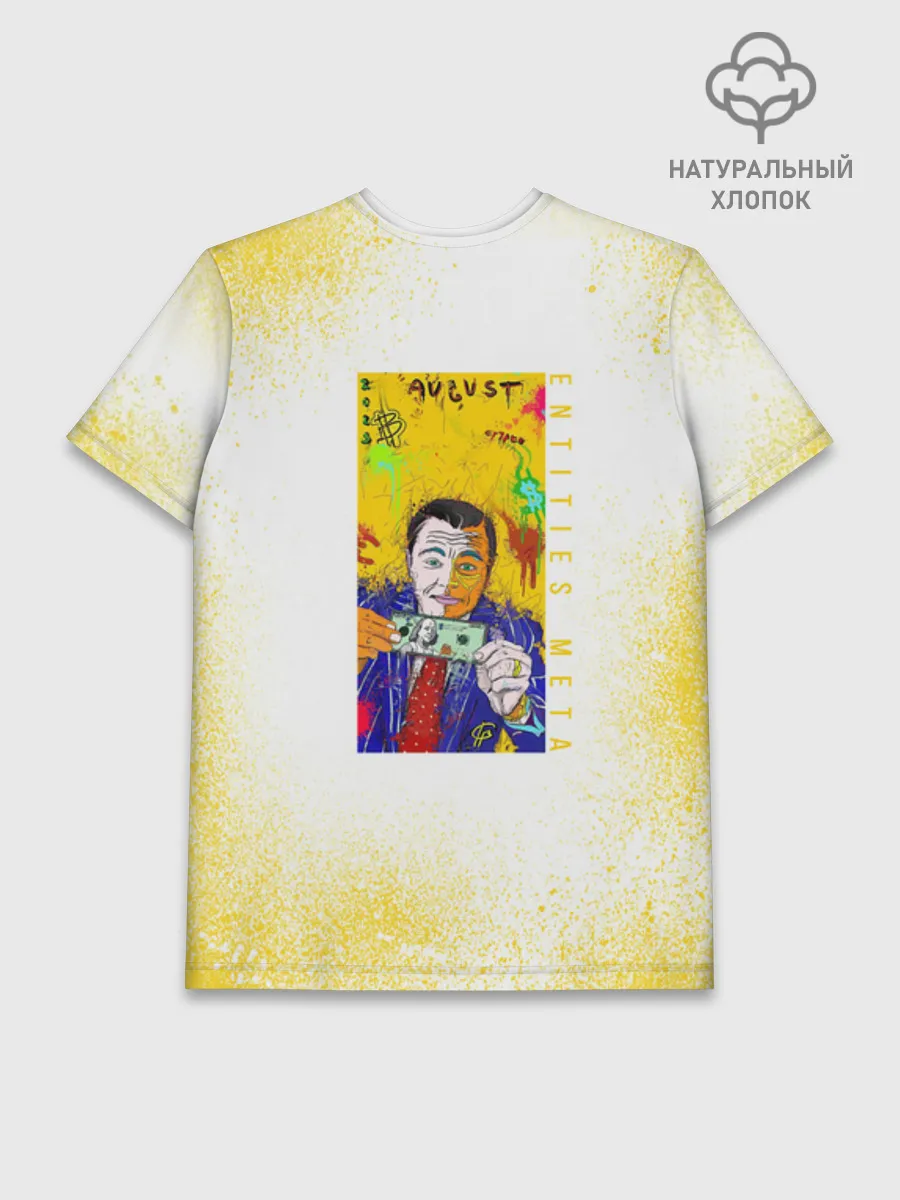 Мужская базовая футболка хлопок / Леонардо Ди Каприо