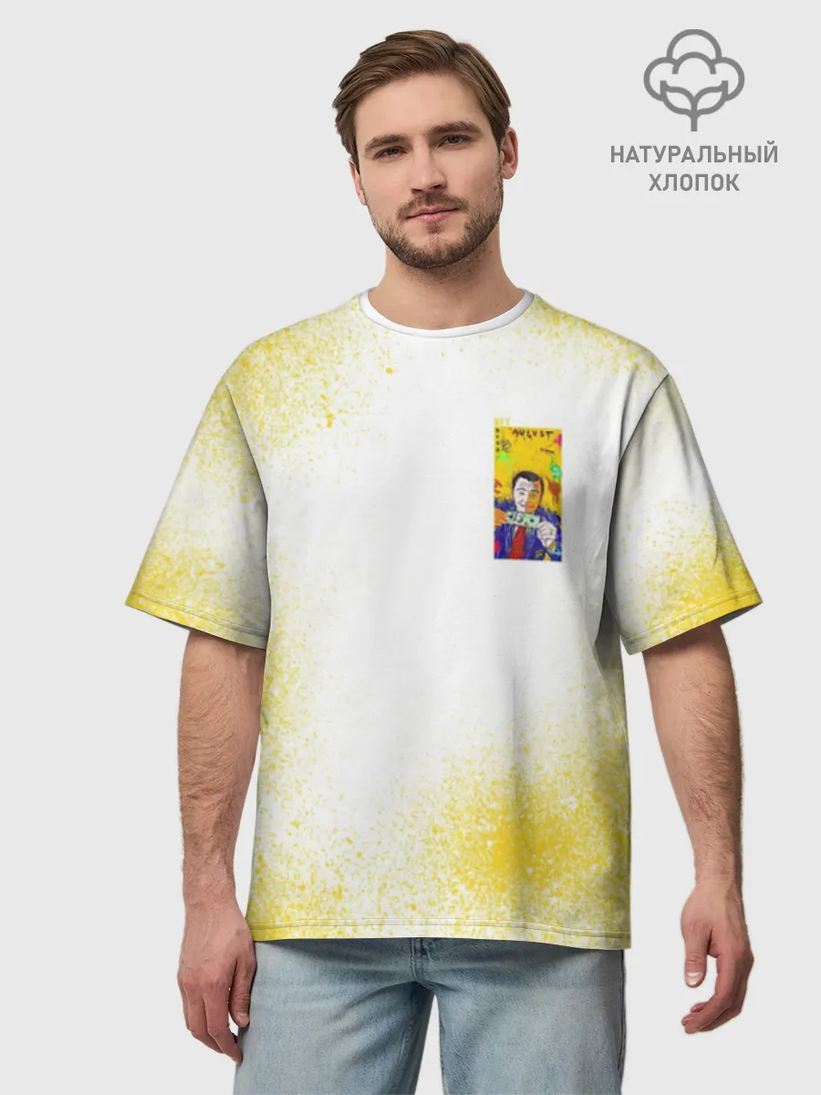 Футболка Мужская оверсайз премиум / Леонардо Ди Каприо