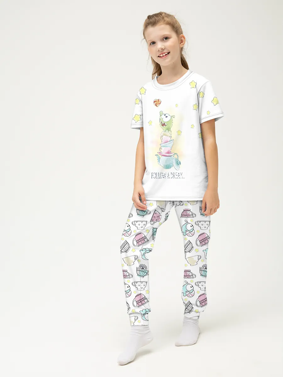 Детская пижама с брюками хлопок / Ам Ням Star
