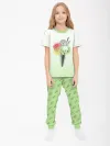Детская пижама с брюками хлопок / Ам Ням CreamGreen