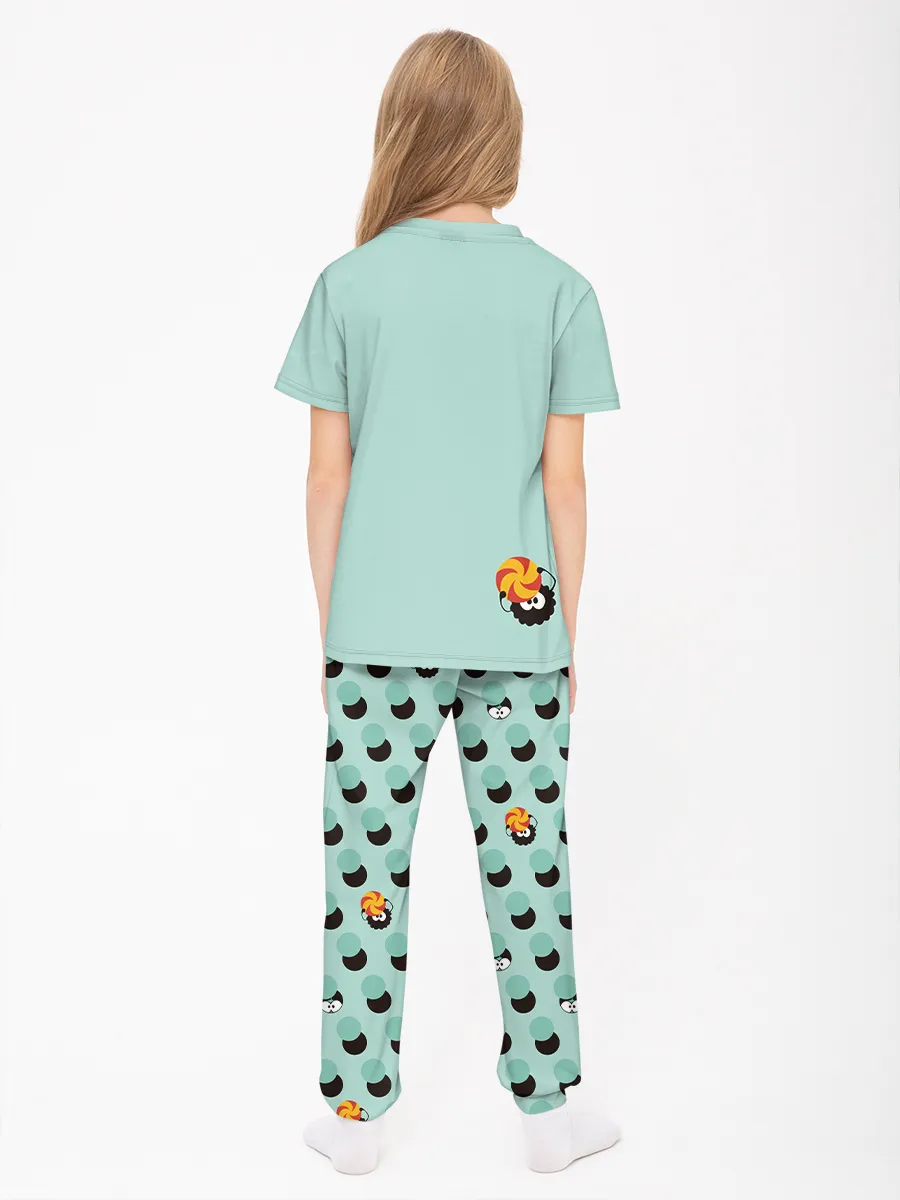 Детская пижама с брюками хлопок / Ам Ням Peas