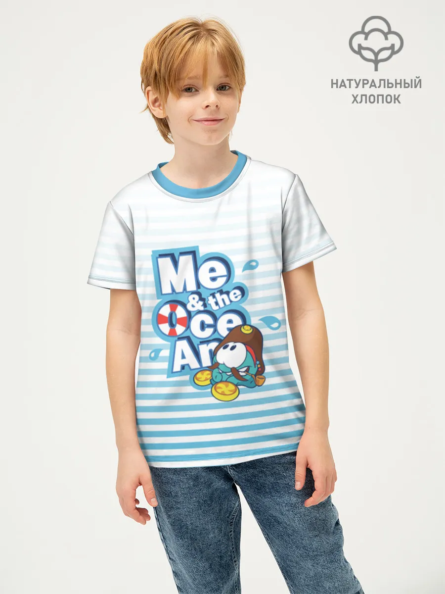 Детская футболка хлопок / Ам Ням Stripes
