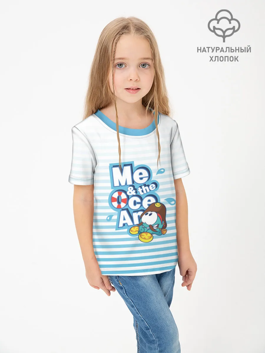 Детская футболка хлопок / Ам Ням Stripes
