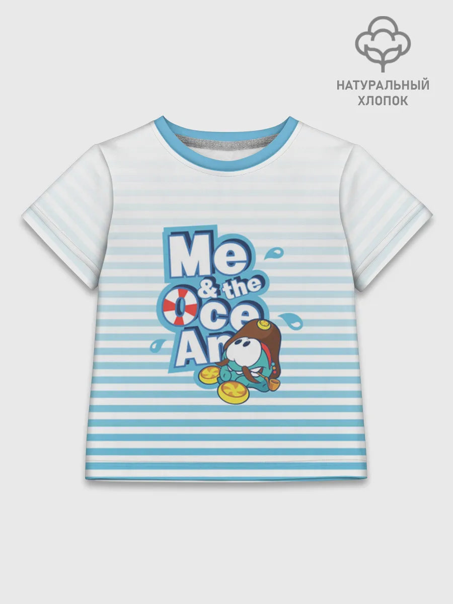 Детская футболка хлопок / Ам Ням Stripes