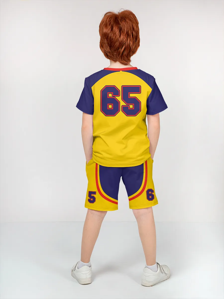 Детская пижама с шортами / Ам Ням YellowViolet