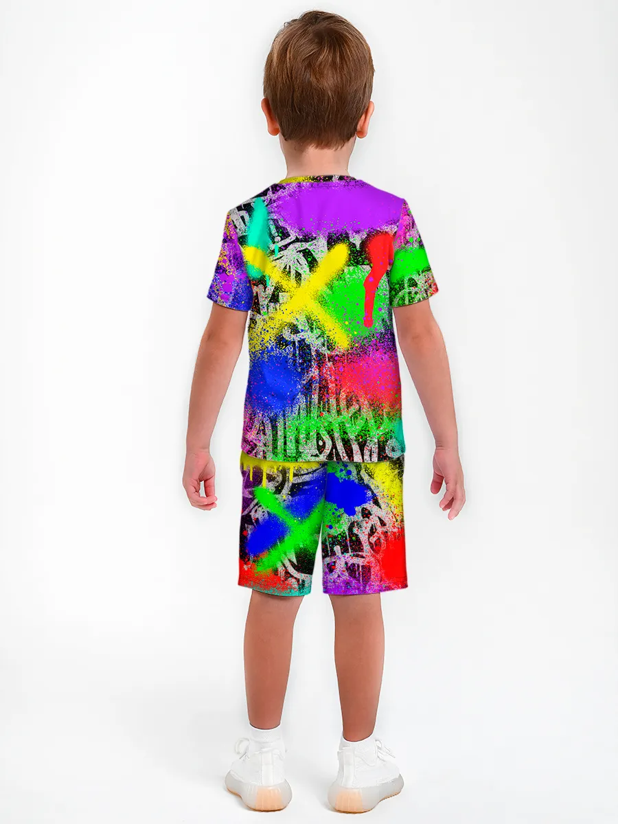 Детская пижама с шортами / Ам Ням Graffity