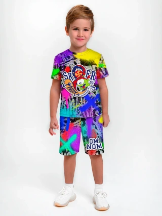 Детская пижама с шортами / Ам Ням Graffity