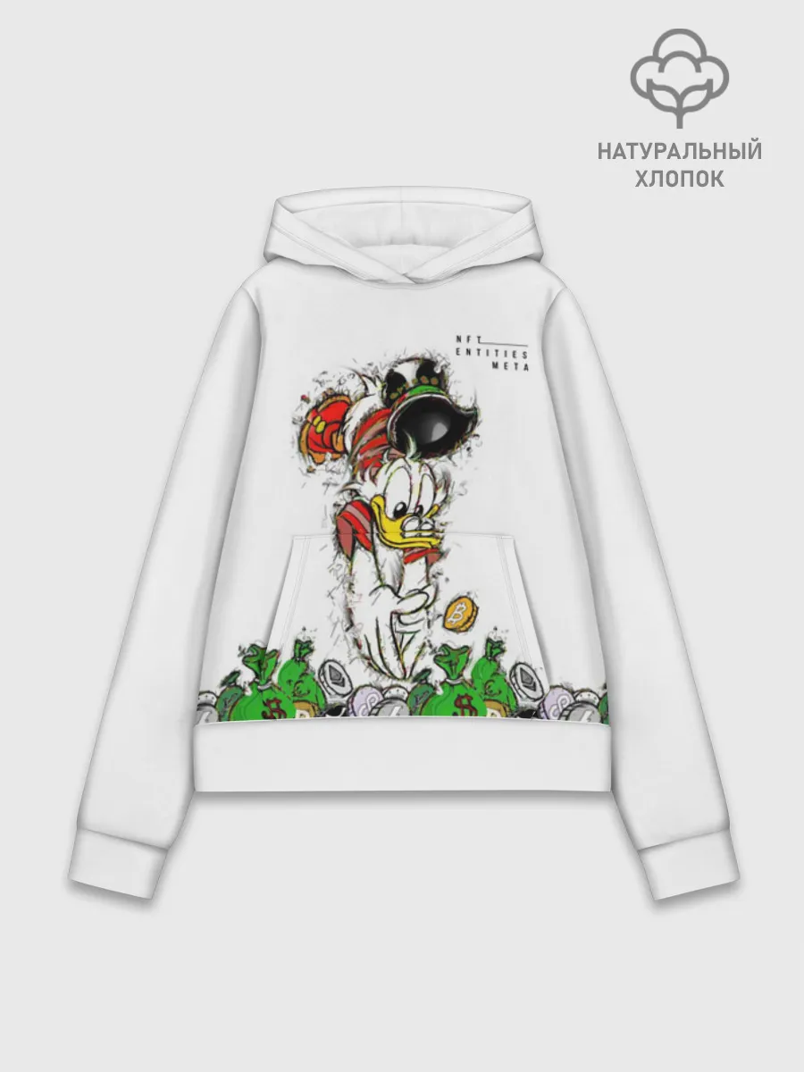 Худи женский база хлопок / Scrooge