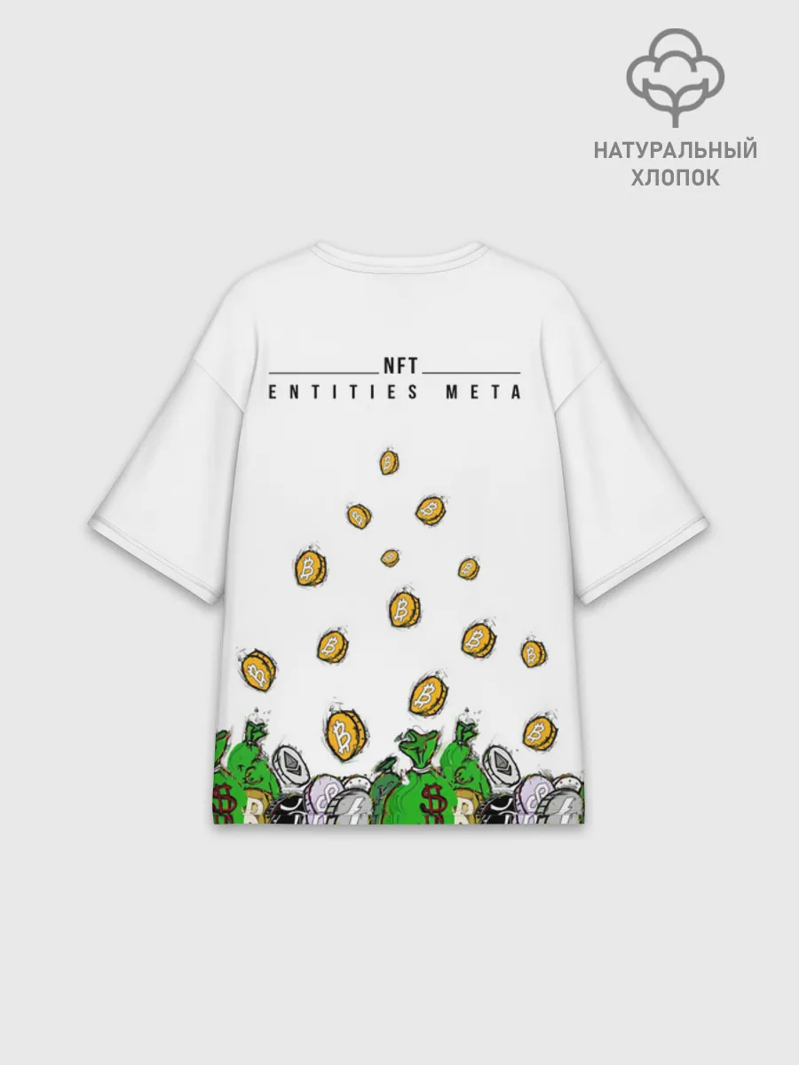 Футболка женская оверсайз премиум / Scrooge Money