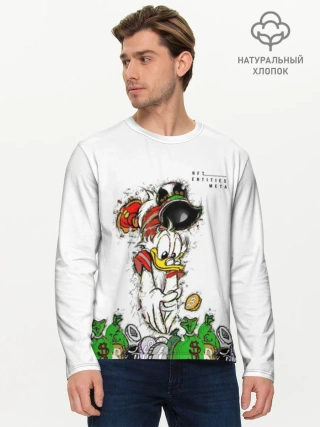 Мужской лонгслив хлопок / Scrooge Money