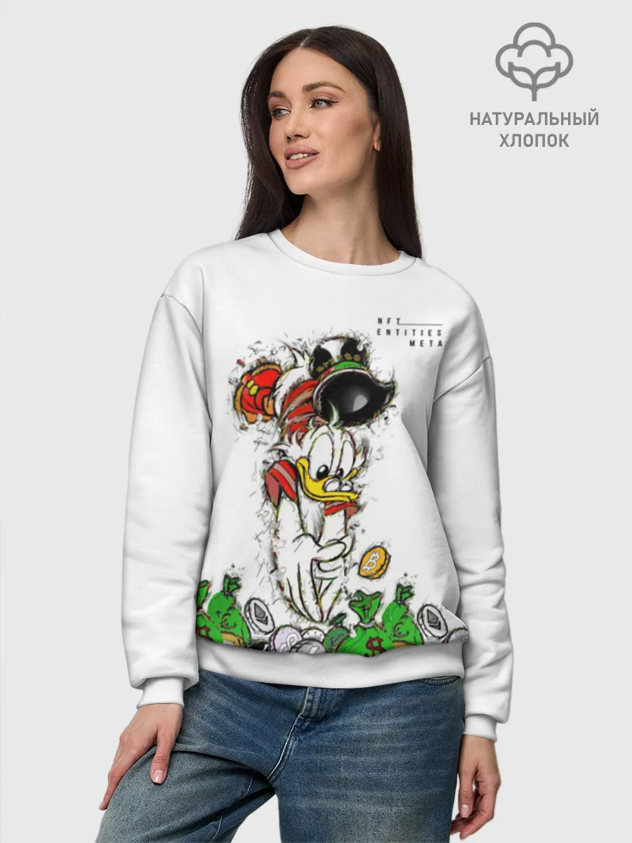 Женский свитшот базовый хлопок / Scrooge