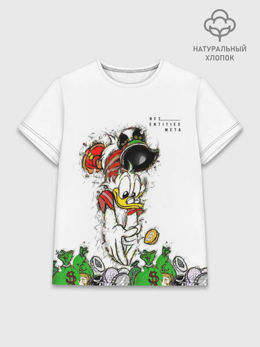 Женская базовая футболка хлопок / Scrooge Money