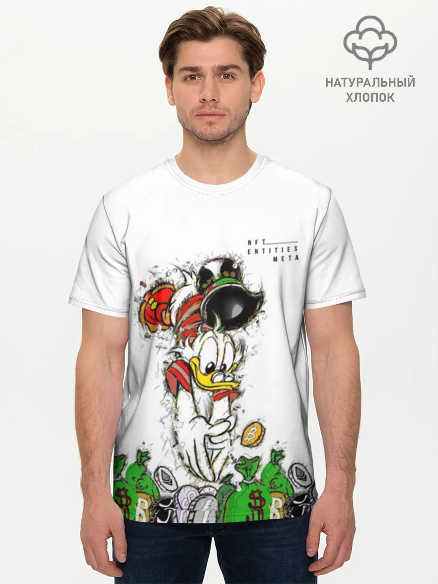 Мужская базовая футболка хлопок / Scrooge Money