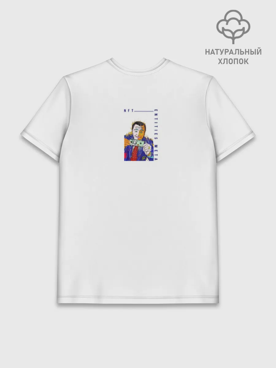 Мужская базовая футболка хлопок / DiCaprio