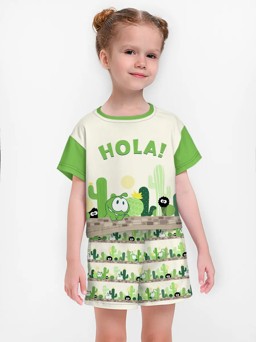 Девочкина пижама с шортами / Ам Ням Cactus