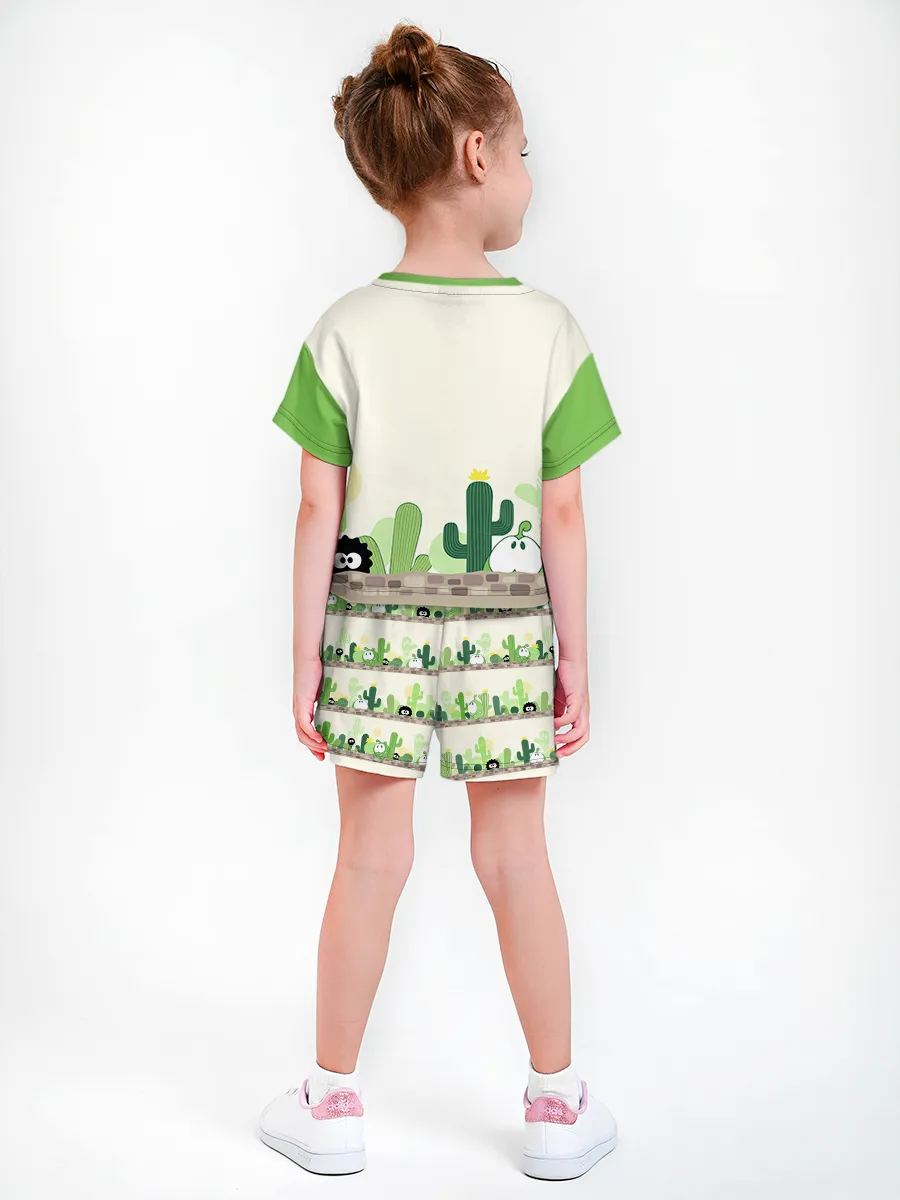 Девочкина пижама с шортами / Ам Ням Cactus