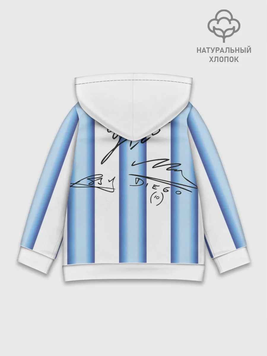 Детское худи хлопок / Аргентина автографы футболистов
