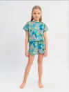 Девочкина пижама с шортами / Ам Ням Tropic