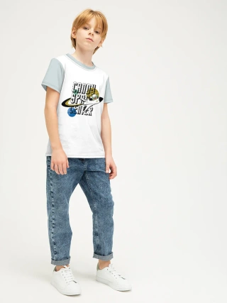 Детская футболка хлопок / Ам Ням SpaceGrey