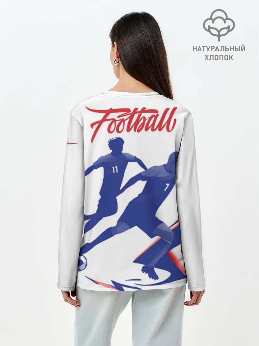 Лонгслив женский. Хлопок / Fifa World