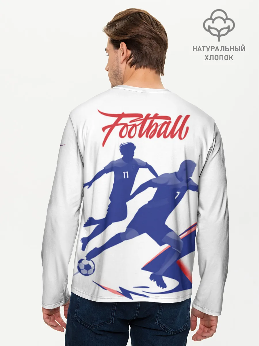 Мужской лонгслив хлопок / Fifa World