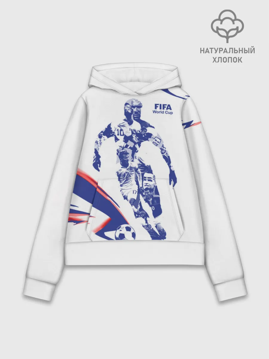 Худи женский база хлопок / Fifa World
