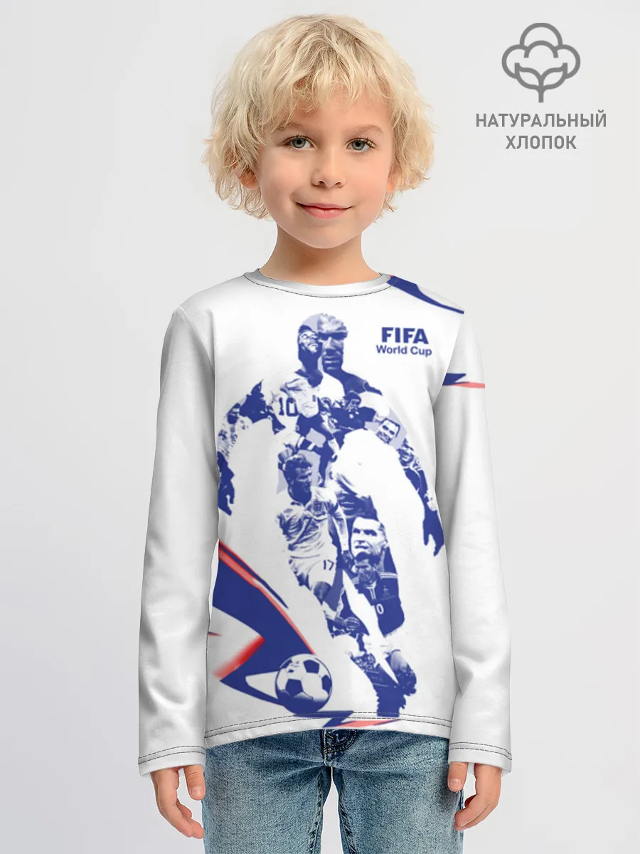 Детский лонгслив хлопок / Fifa World