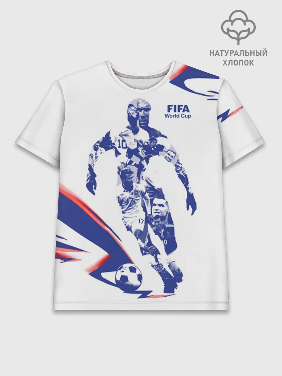 Мужская базовая футболка хлопок / Fifa World