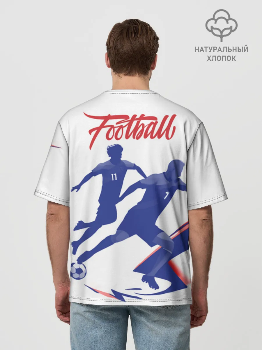 Мужская футболка оверсайз хлопок / Fifa World