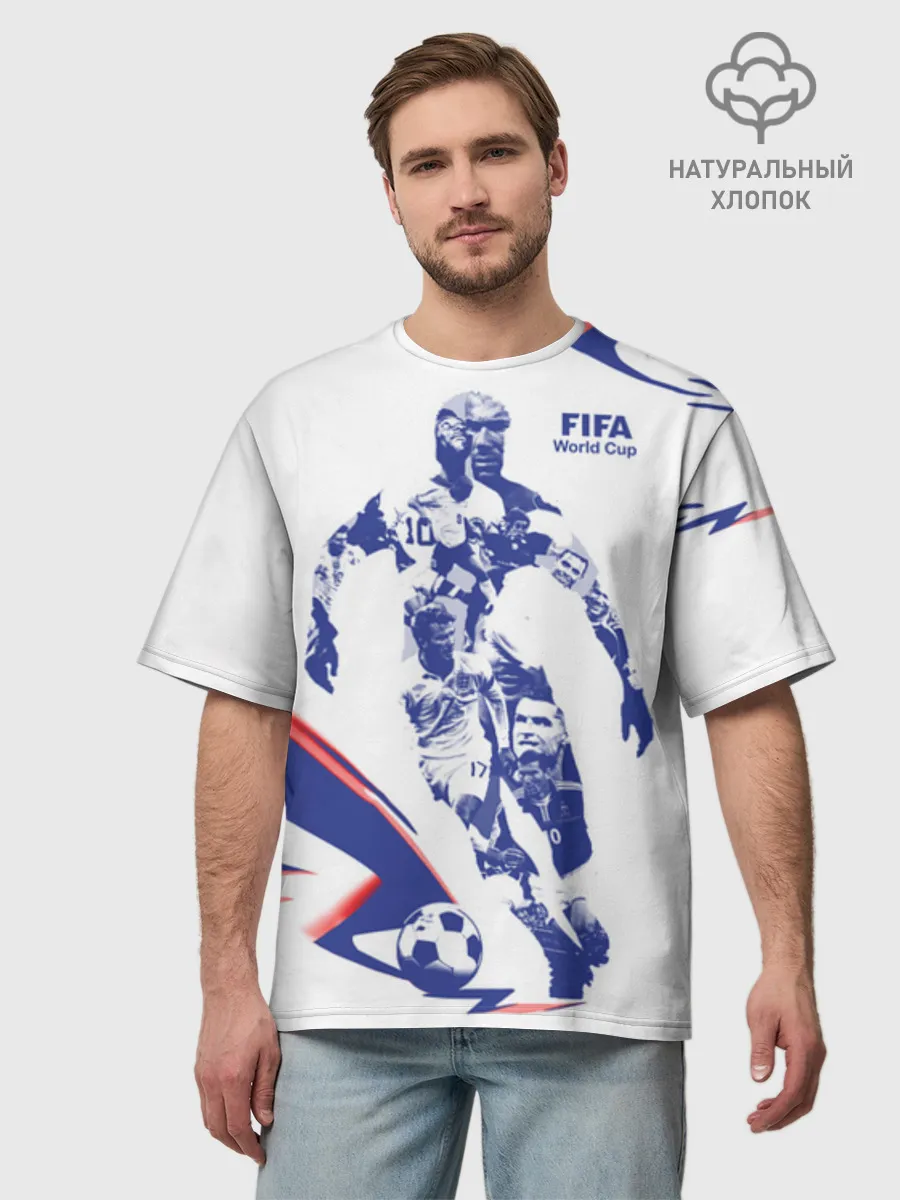 Футболка Мужская оверсайз премиум / Fifa World