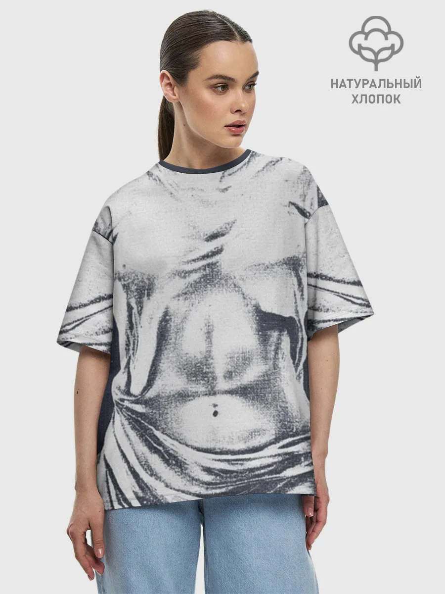 Женская футболка оверсайз хлопок / BodyLines