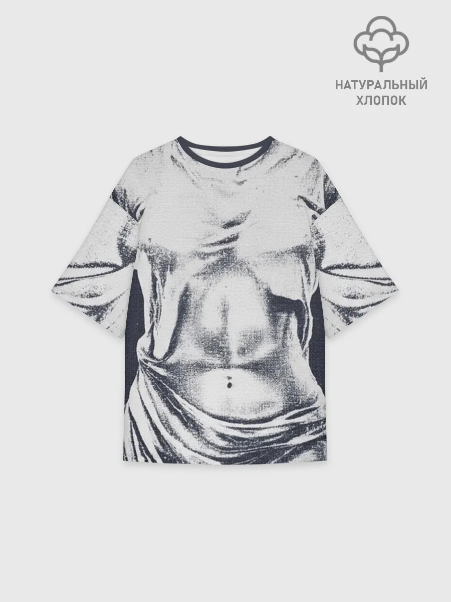 Женская футболка оверсайз хлопок / BodyLines