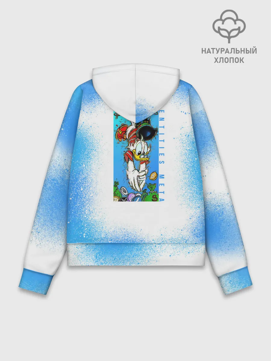 Худи женский база хлопок / Скрудж Макдак