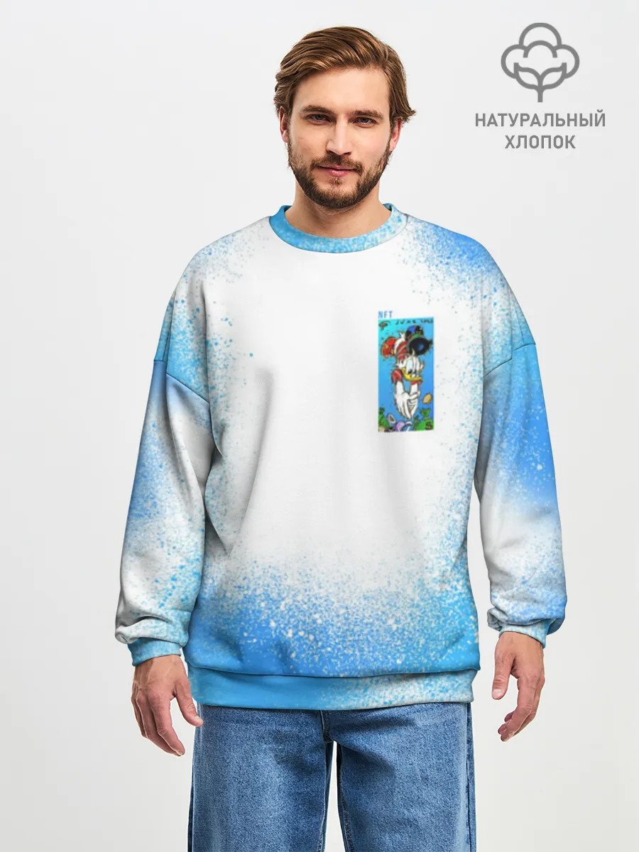 Мужской свитшот оверсайз хлопок / Скрудж Макдак