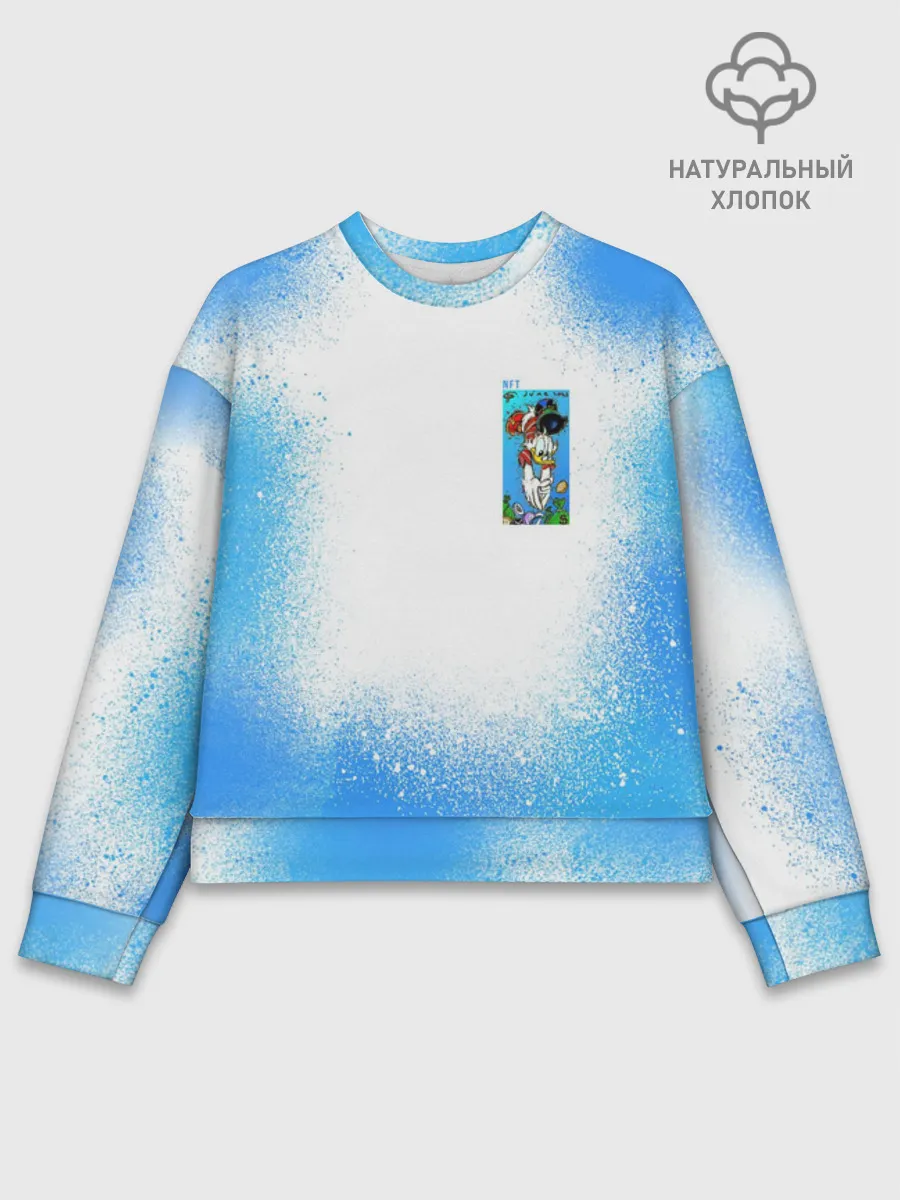 Женский свитшот базовый хлопок / Скрудж Макдак