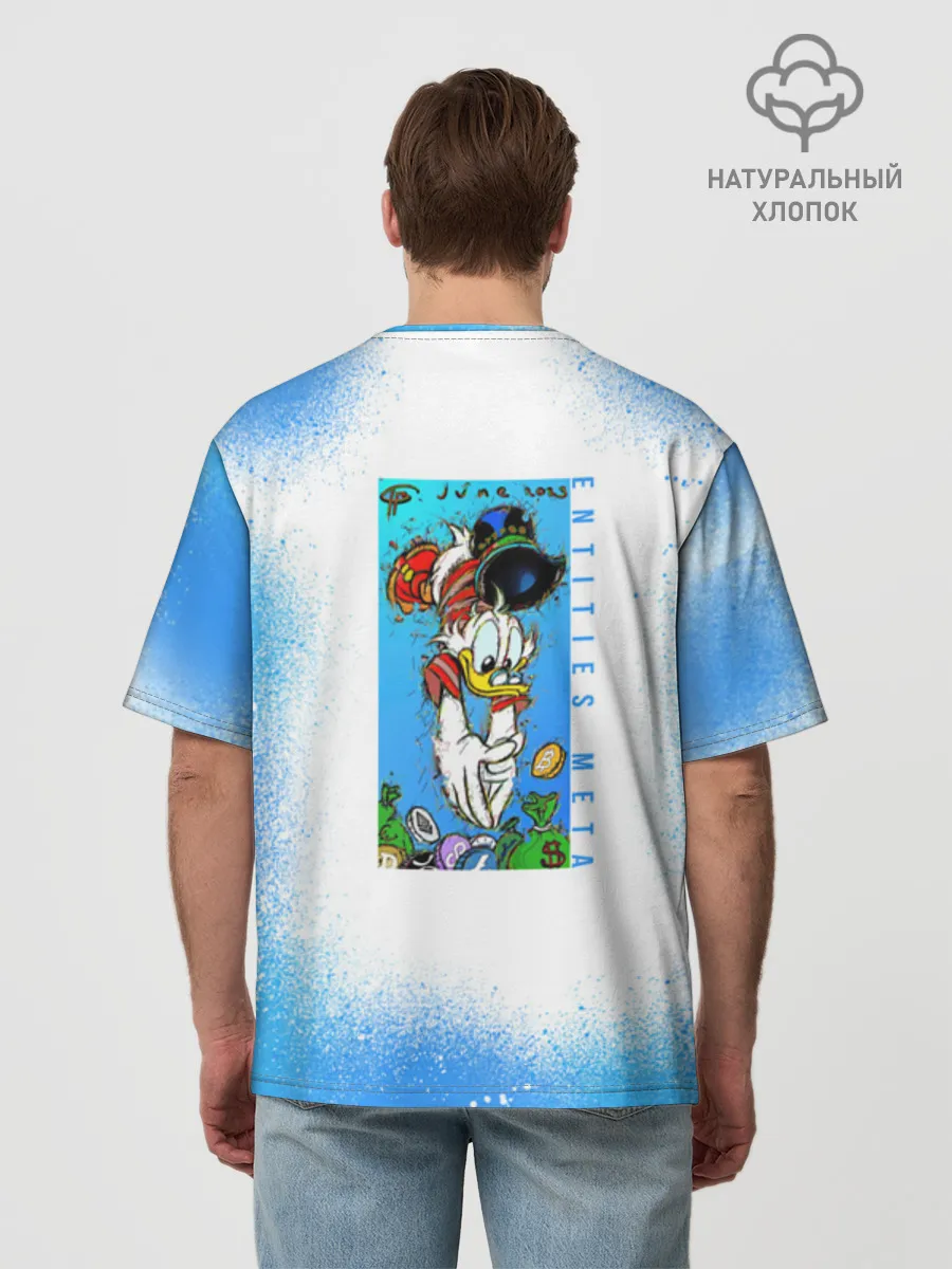 Футболка Мужская оверсайз премиум / Скрудж Макдак
