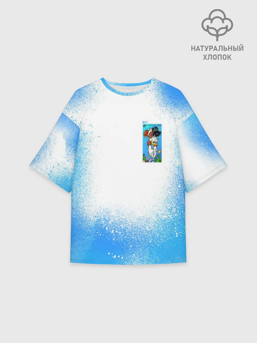 Футболка женская оверсайз премиум / Скрудж Макдак