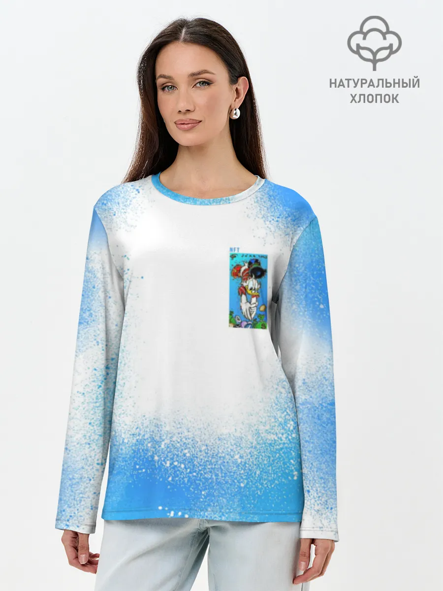 Лонгслив женский. Хлопок / Скрудж Макдак