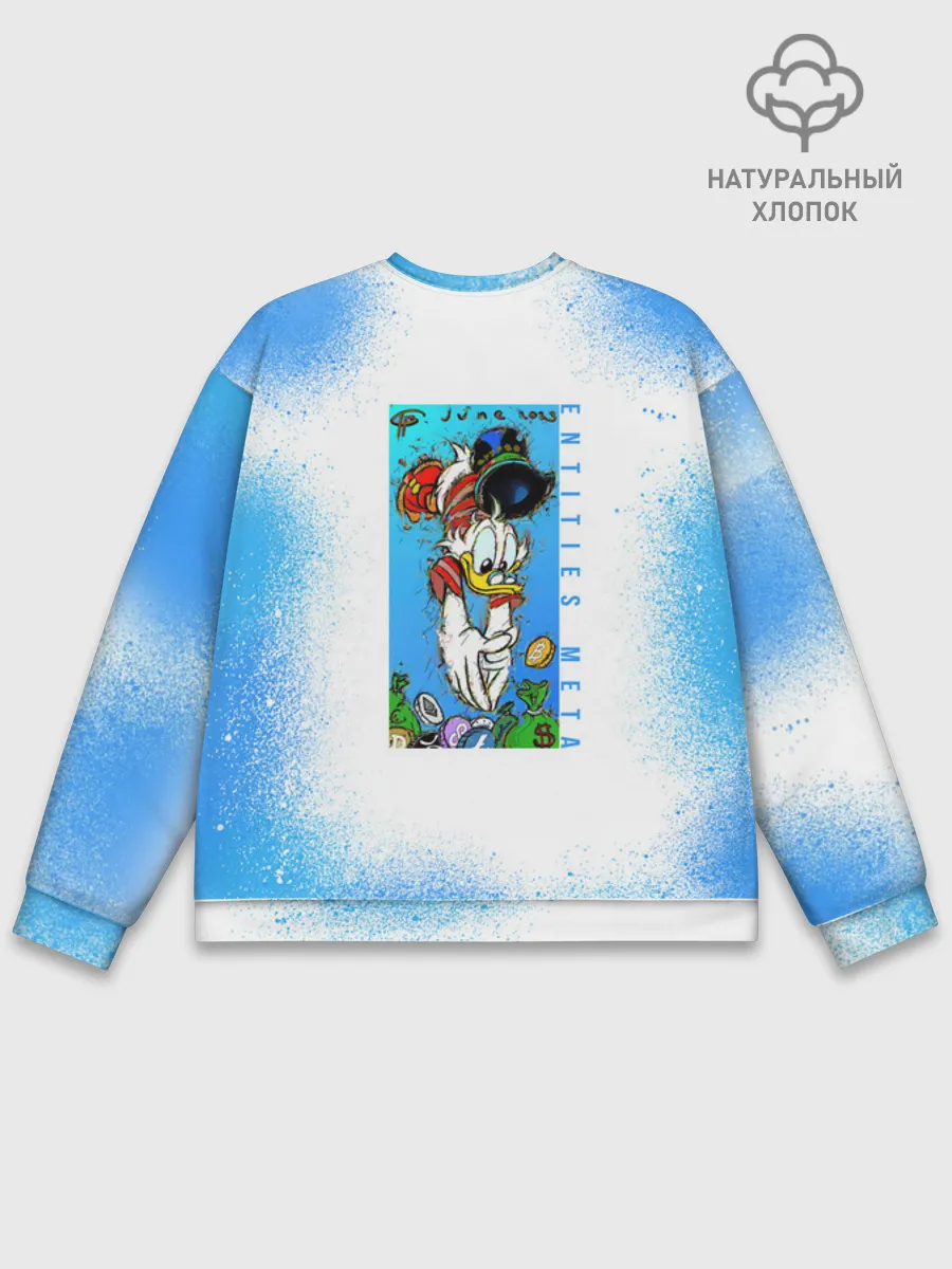 Мужской свитшот база хлопок / Скрудж Макдак