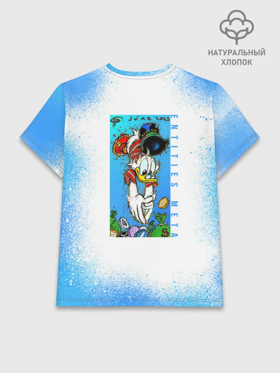 Женская базовая футболка хлопок / Скрудж Макдак