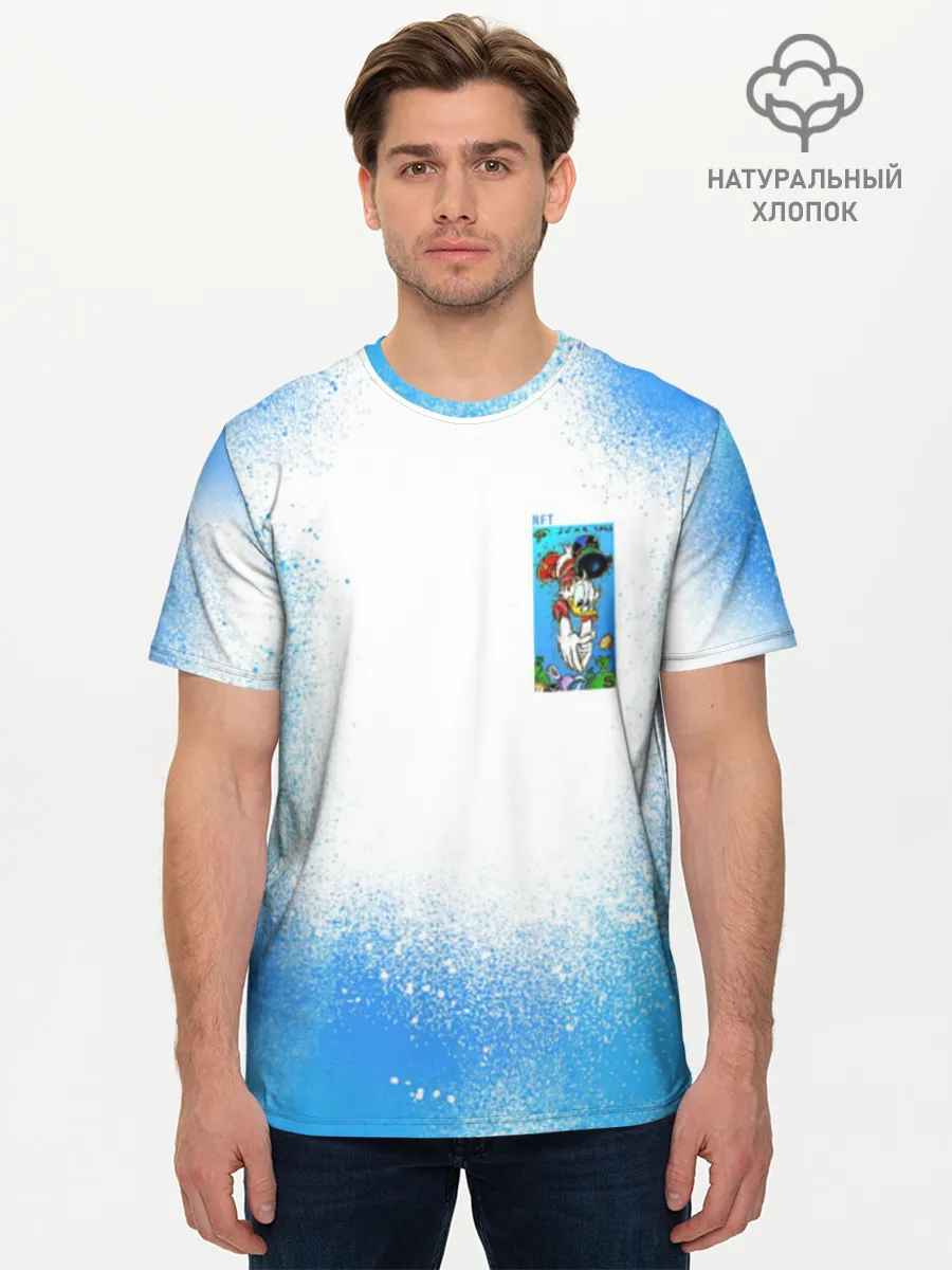 Мужская базовая футболка хлопок / Скрудж Макдак