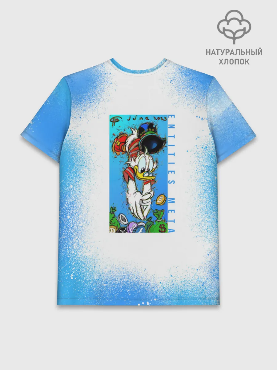 Мужская базовая футболка хлопок / Скрудж Макдак