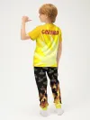 Детская пижама с брюками хлопок / Карл 44