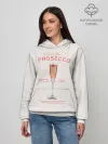 Худи женский база хлопок / Prosecco